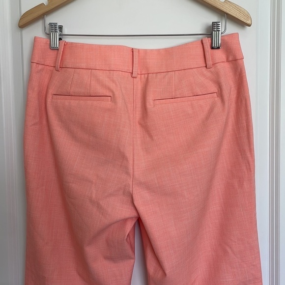 Talbots Women’s Hampshire Ankle Pants Tangerine Peach 6 - Picture 6 of 7